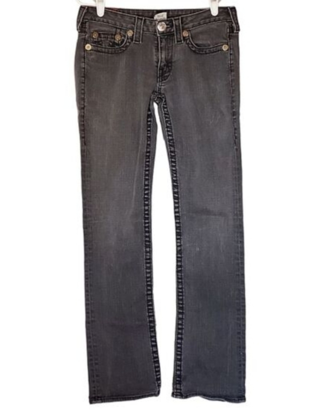 7080 * True Religion Johnny Big T Jeans Black Size 30